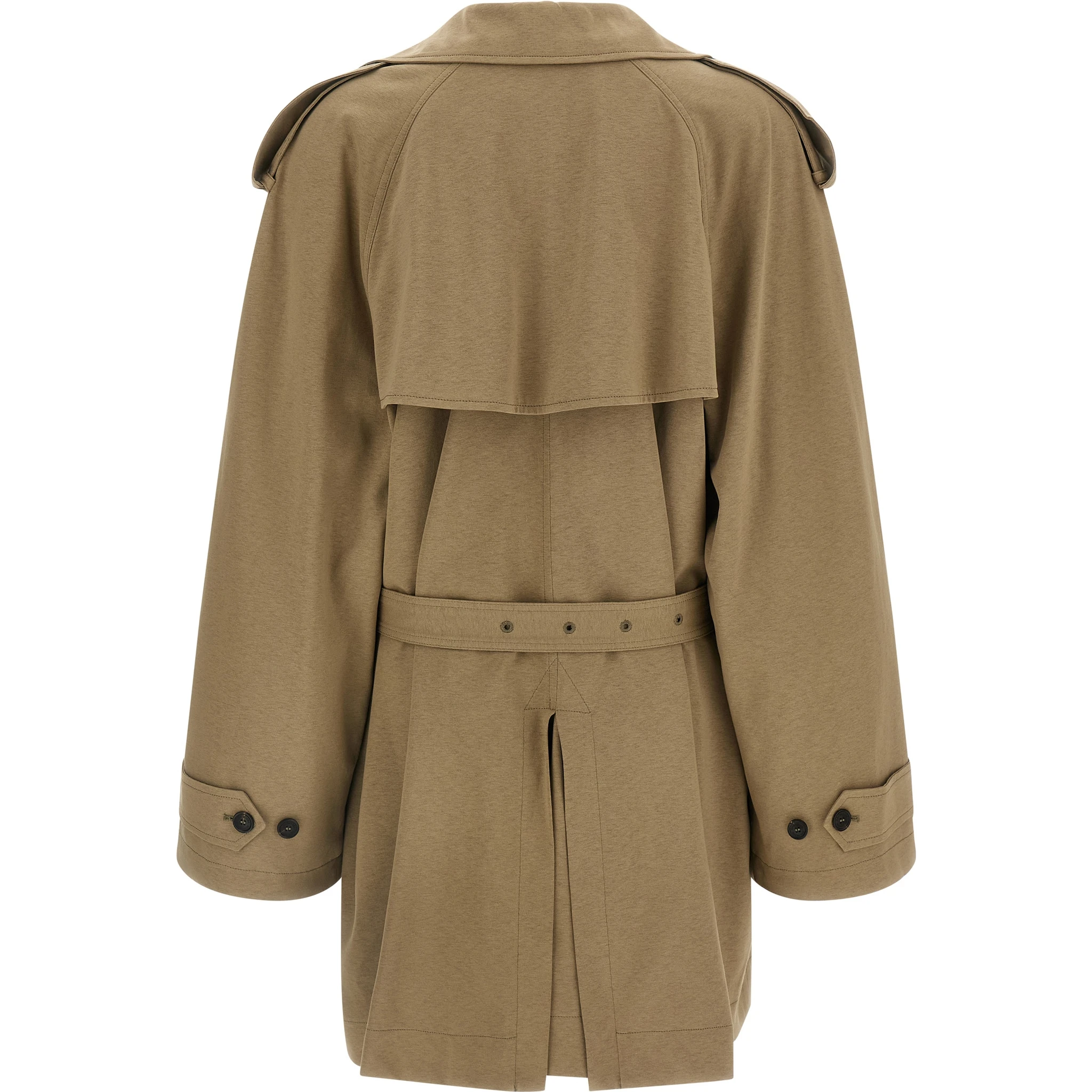 Beige Cotton Coat