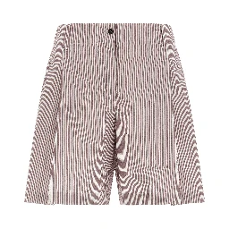 Multicolor Cotton Bermuda Shorts