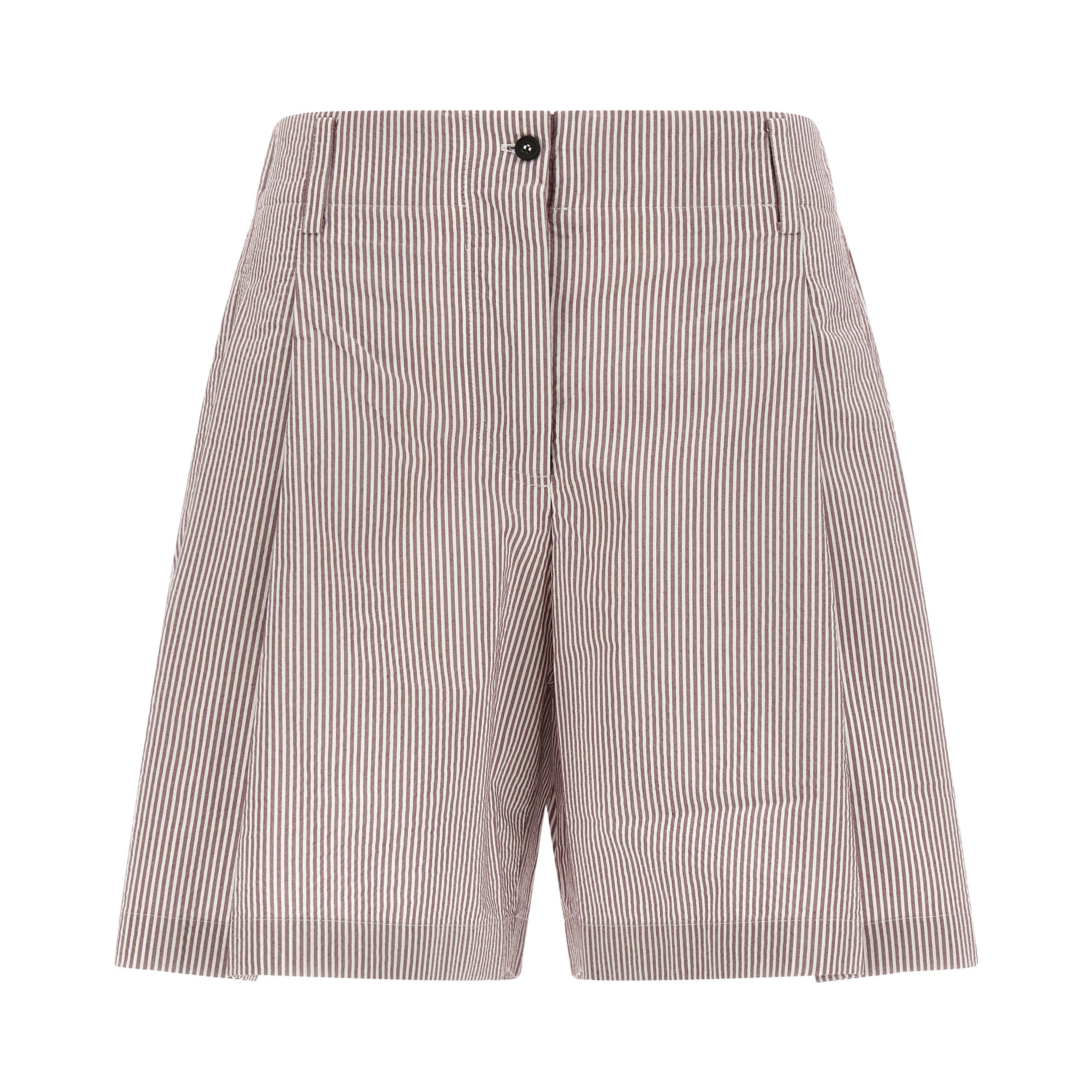 Multicolor Cotton Bermuda Shorts