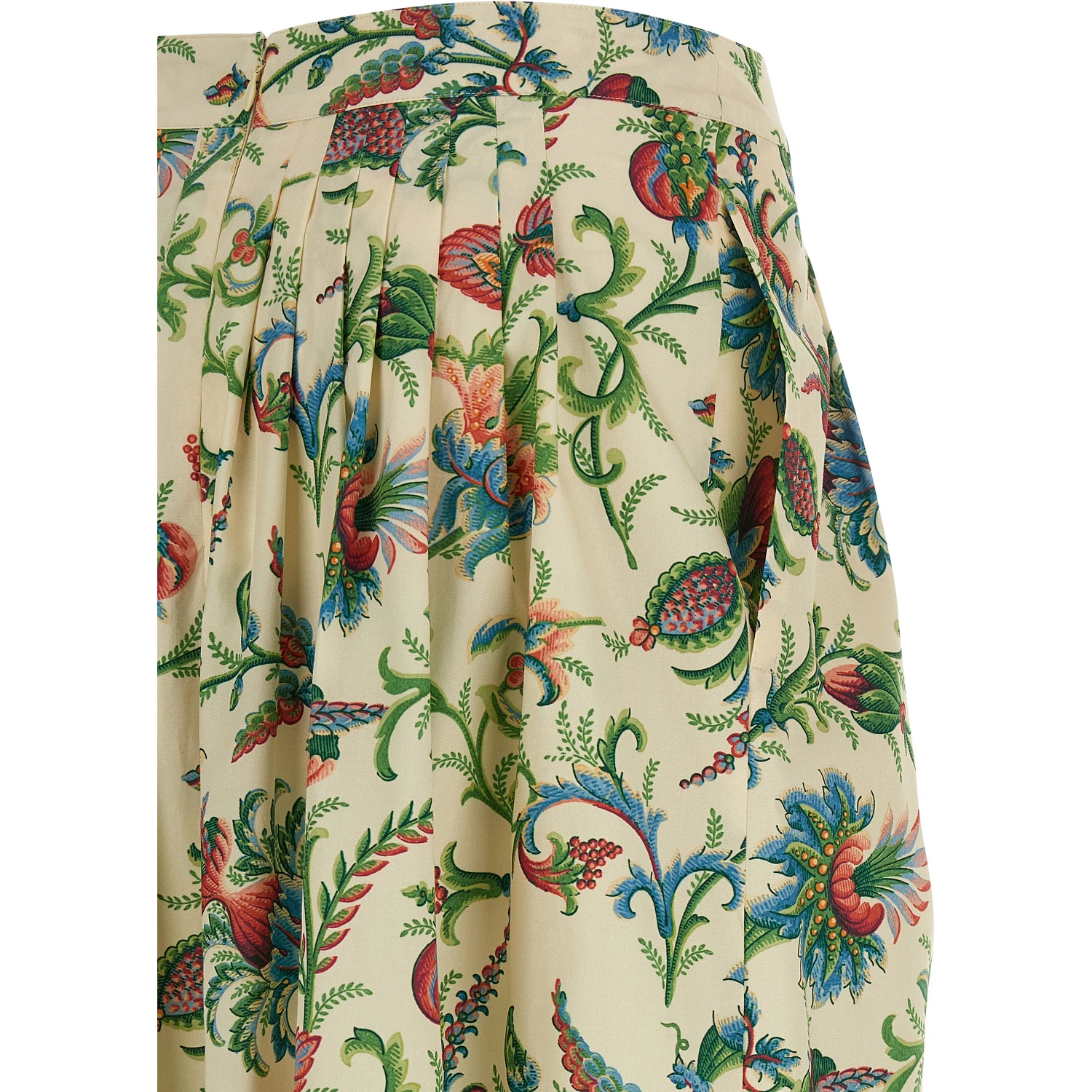 Multicolor Cotton Mini Skirt