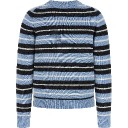 Blue Wool Cardigan