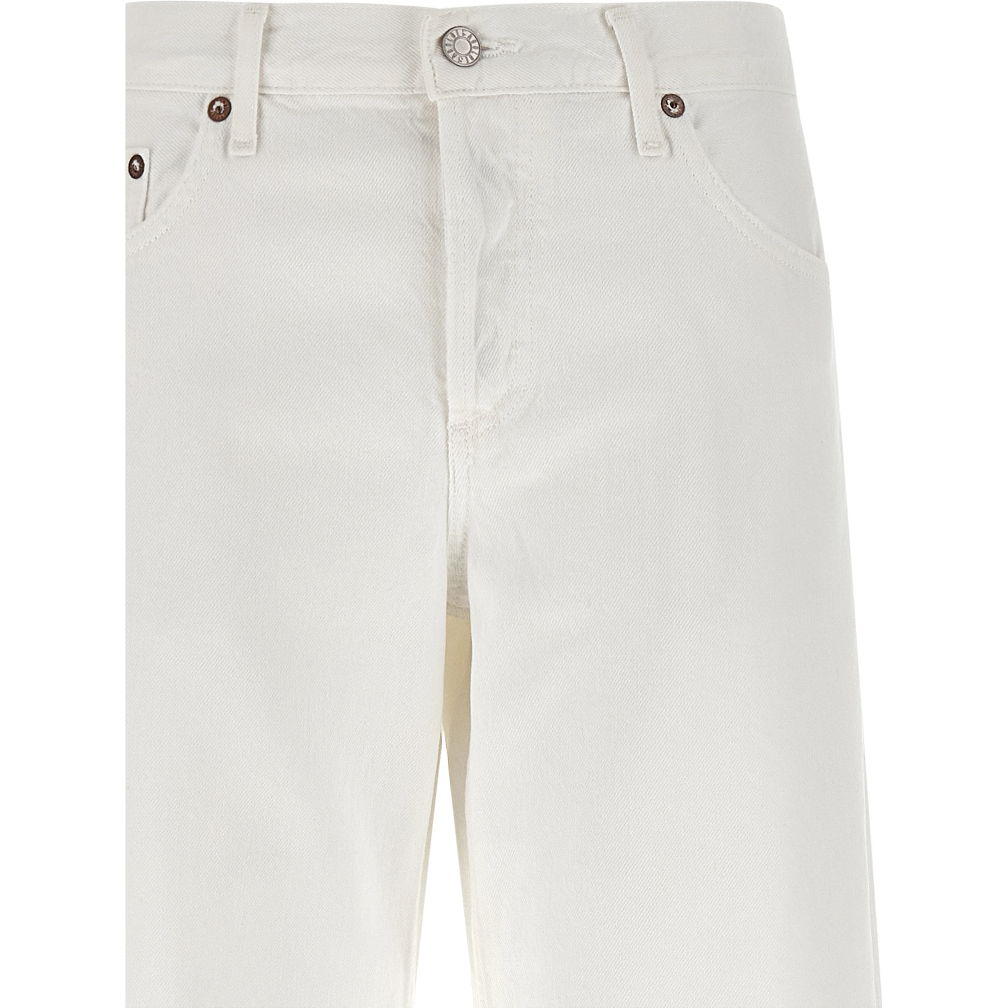 White Cotton Jeans Denim