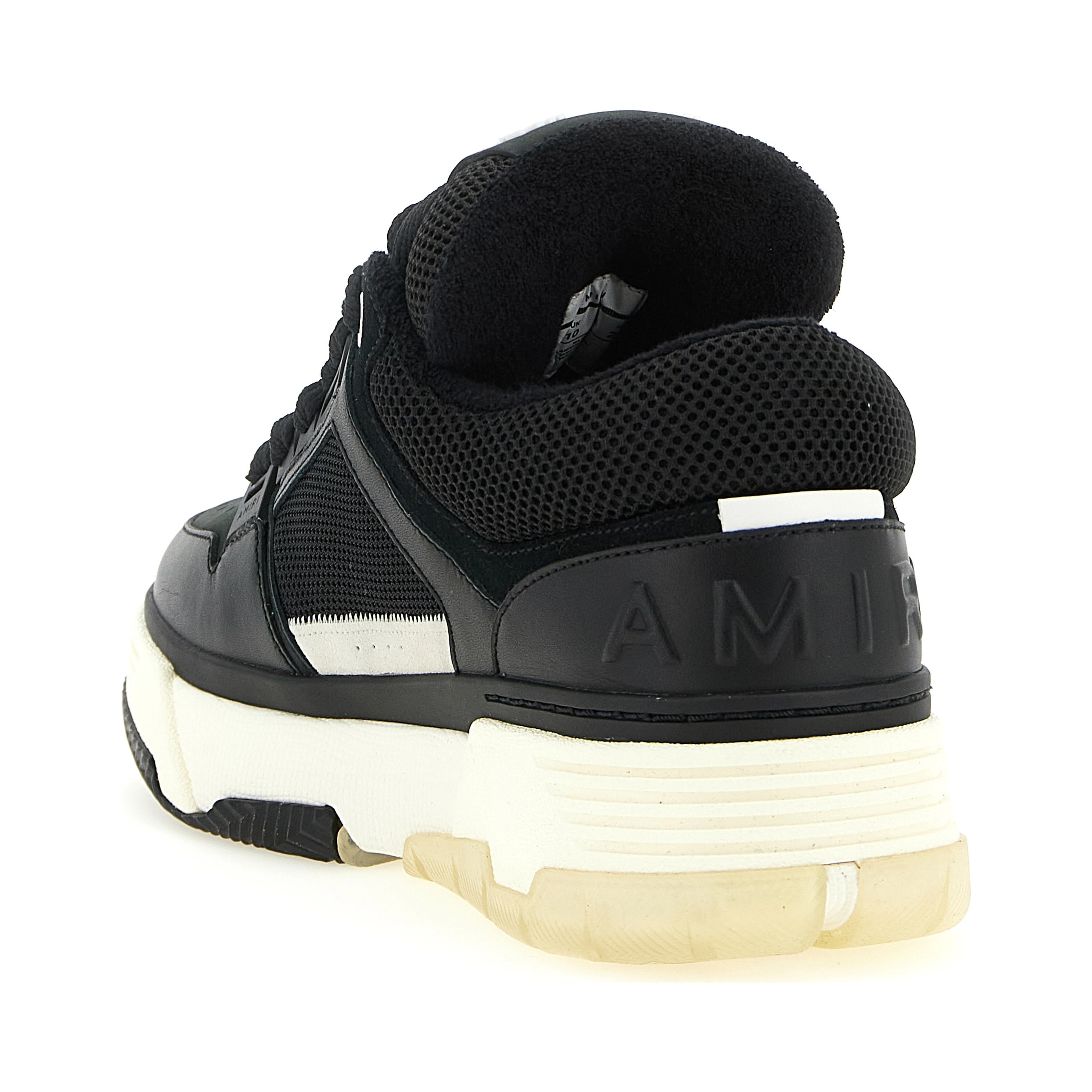 Black Calfskin Athletic Sneakers