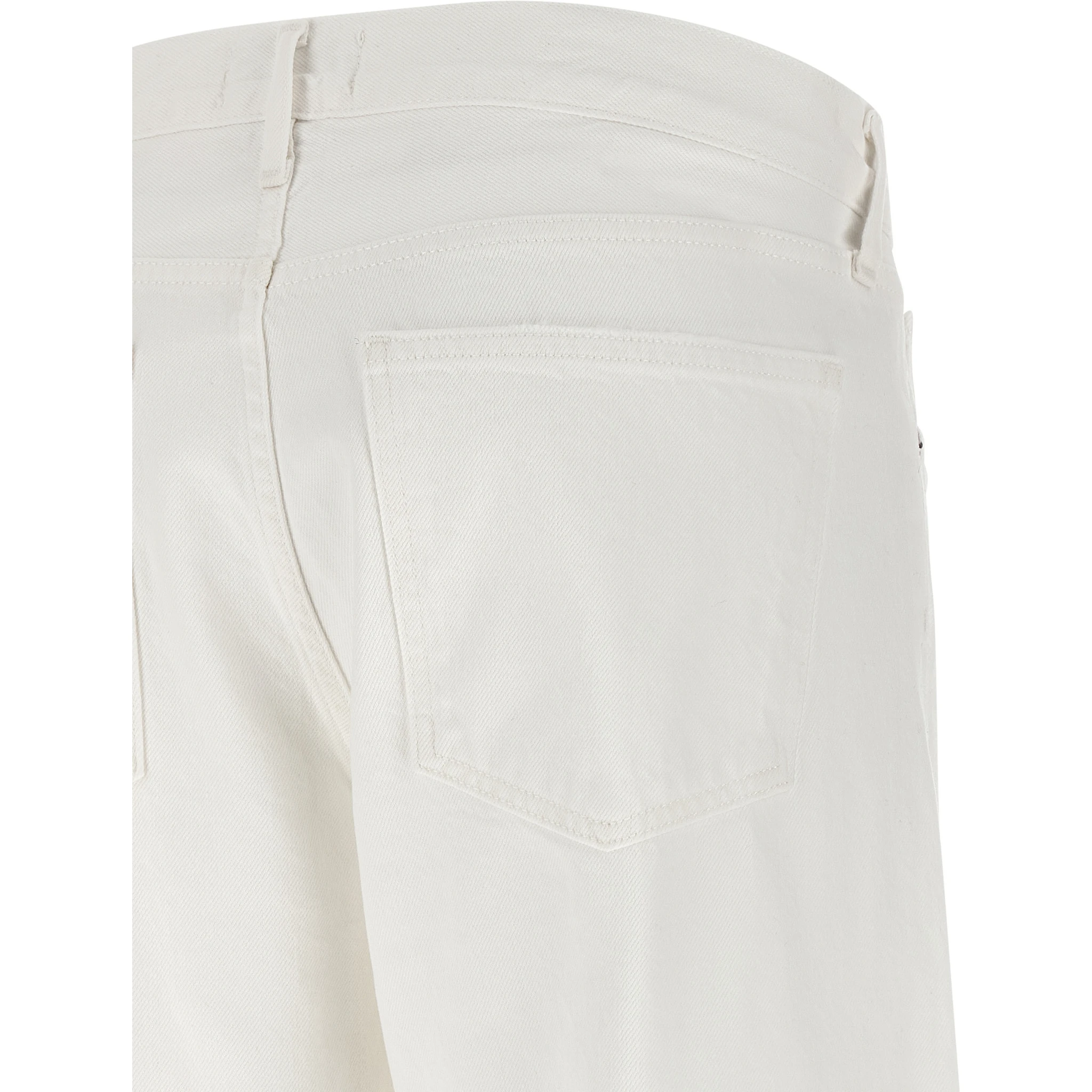 White Cotton Jeans Denim