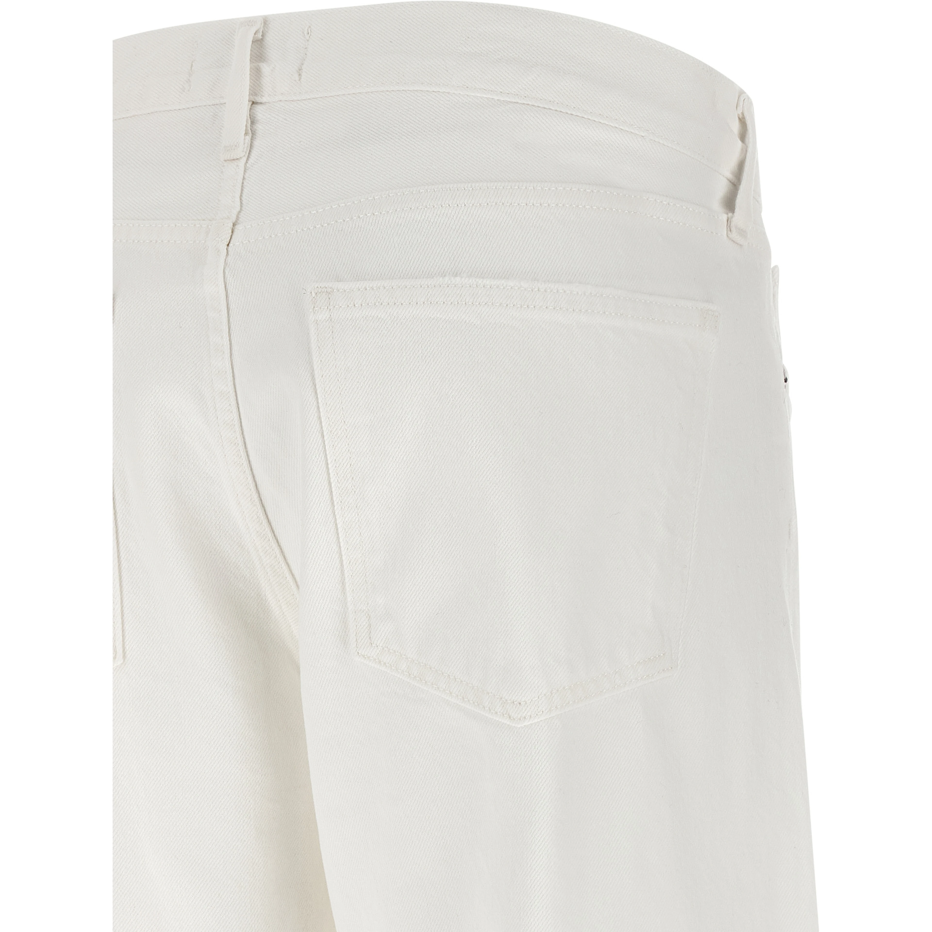 White Cotton Jeans Denim
