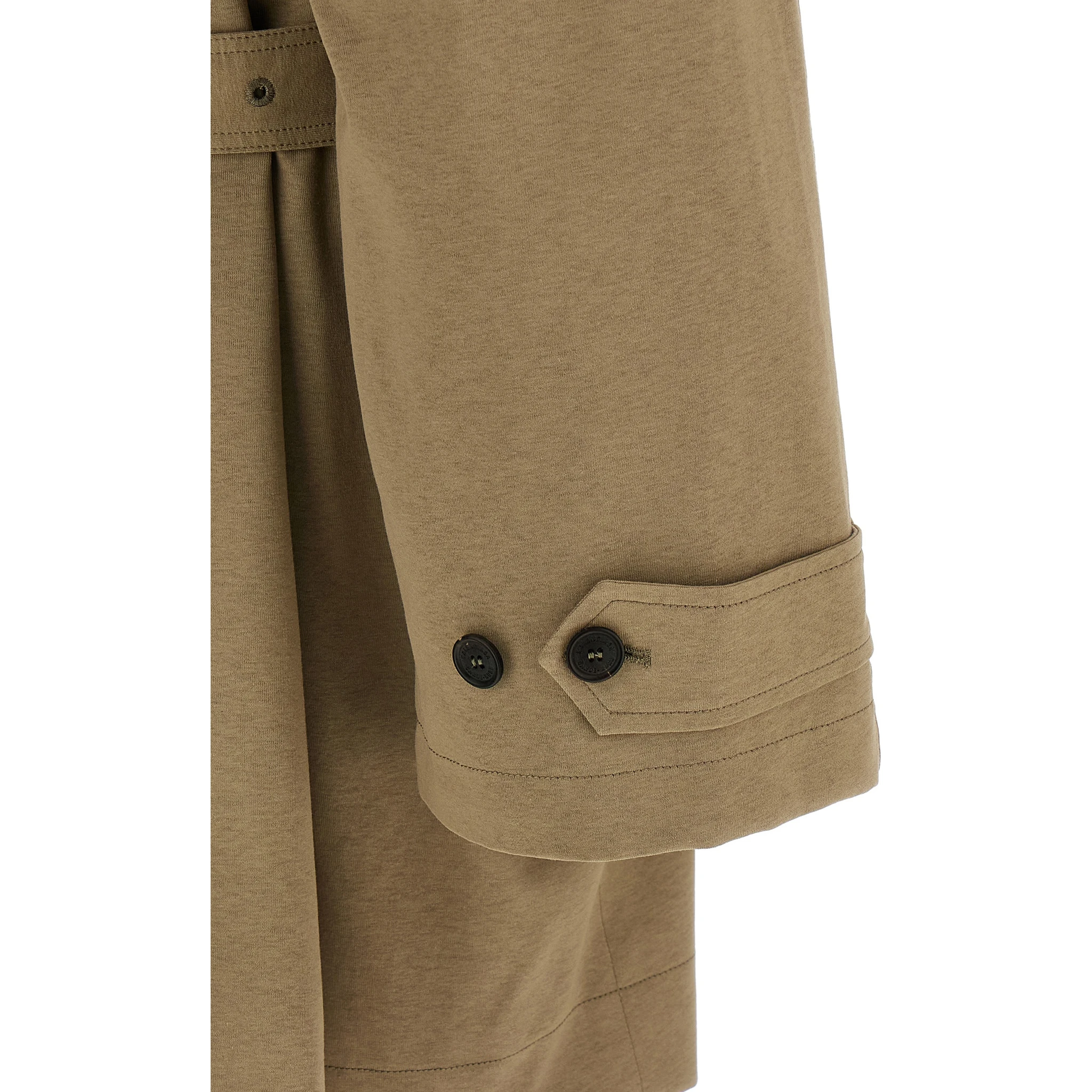 Beige Cotton Coat