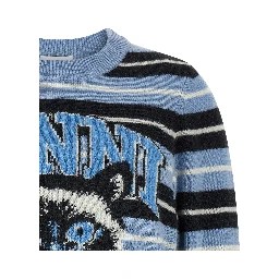 Blue Wool Cardigan