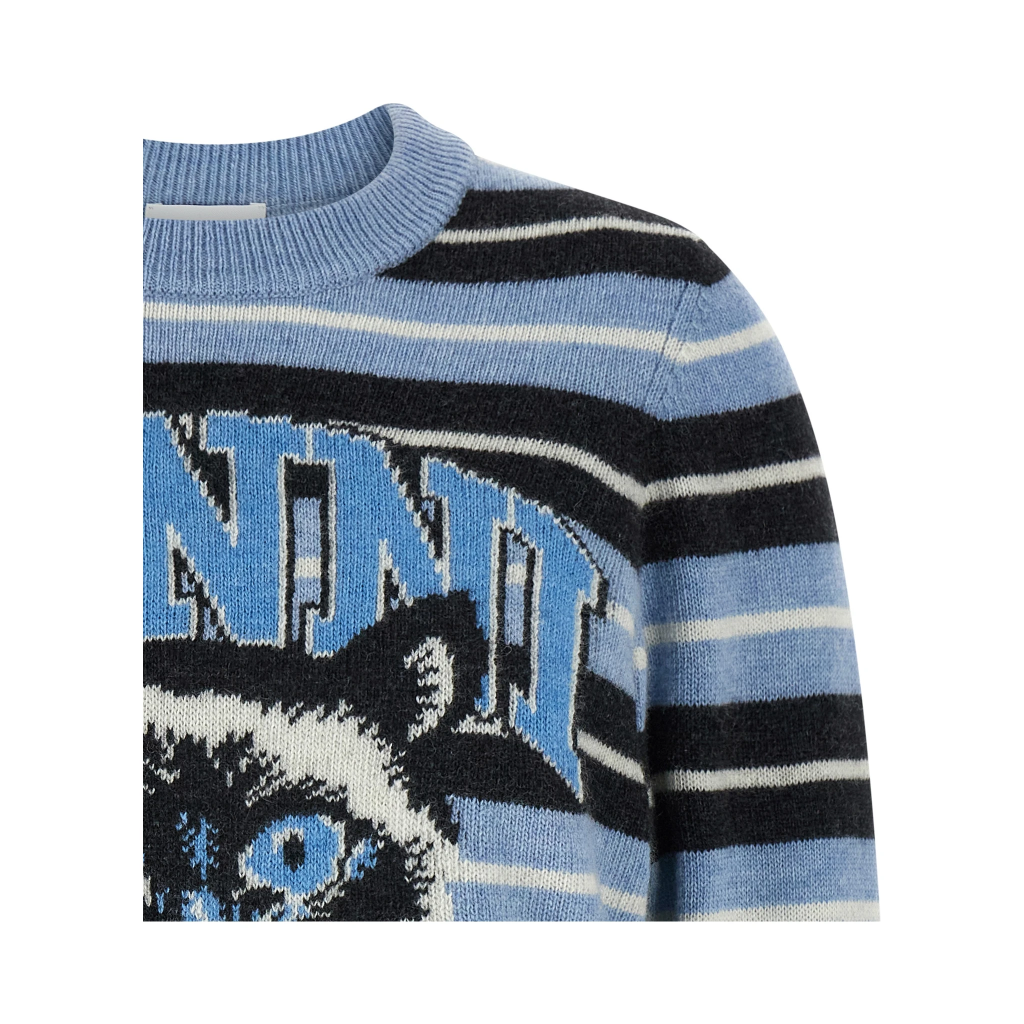 Blue Wool Cardigan