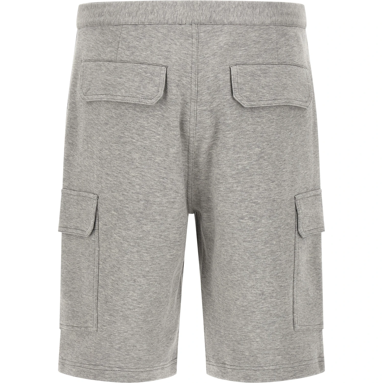Gray Cotton Bermuda Shorts