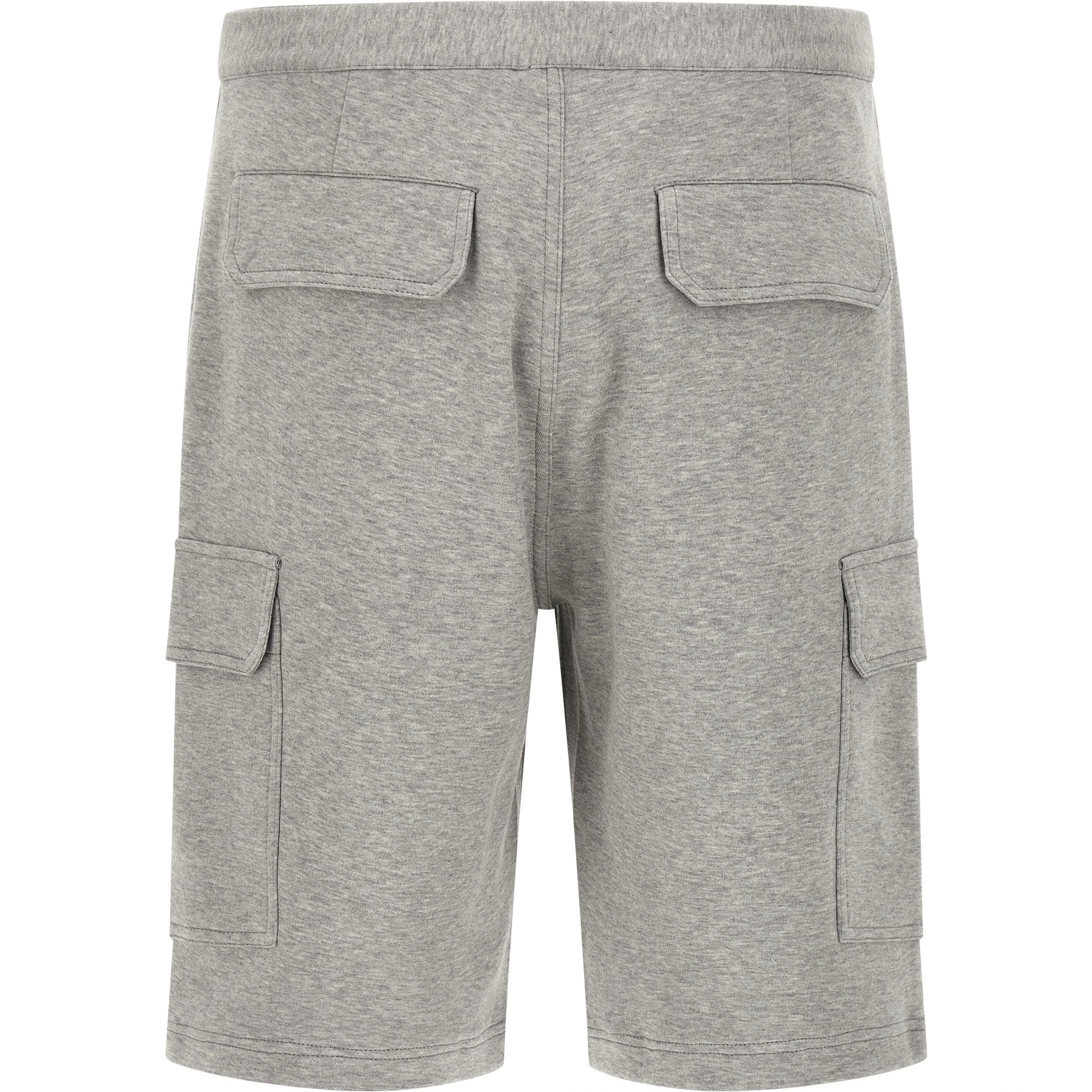 Gray Cotton Bermuda Shorts