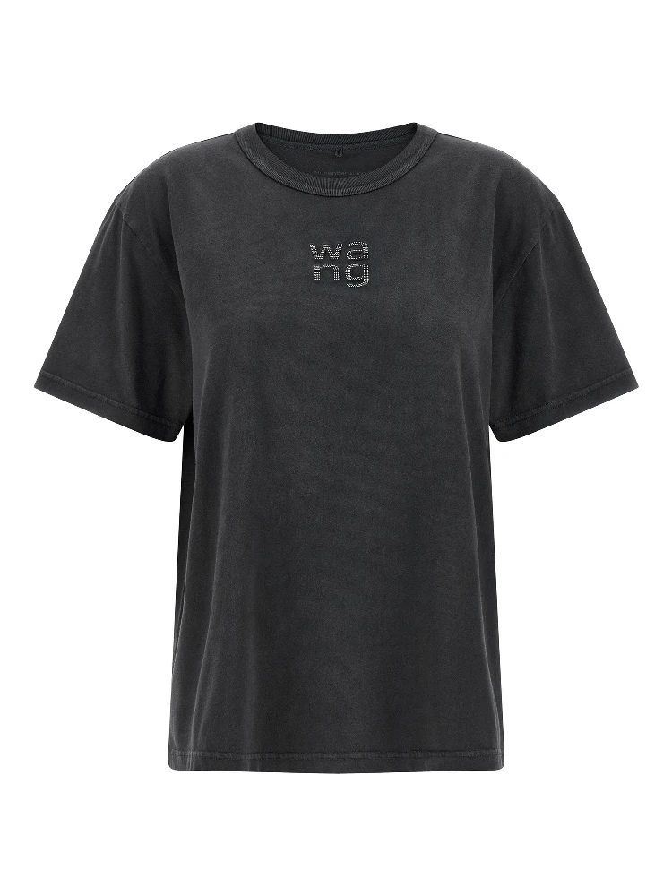 Black Cotton T-Shirt