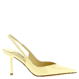 Bicolor Calfskin High Heel Pumps