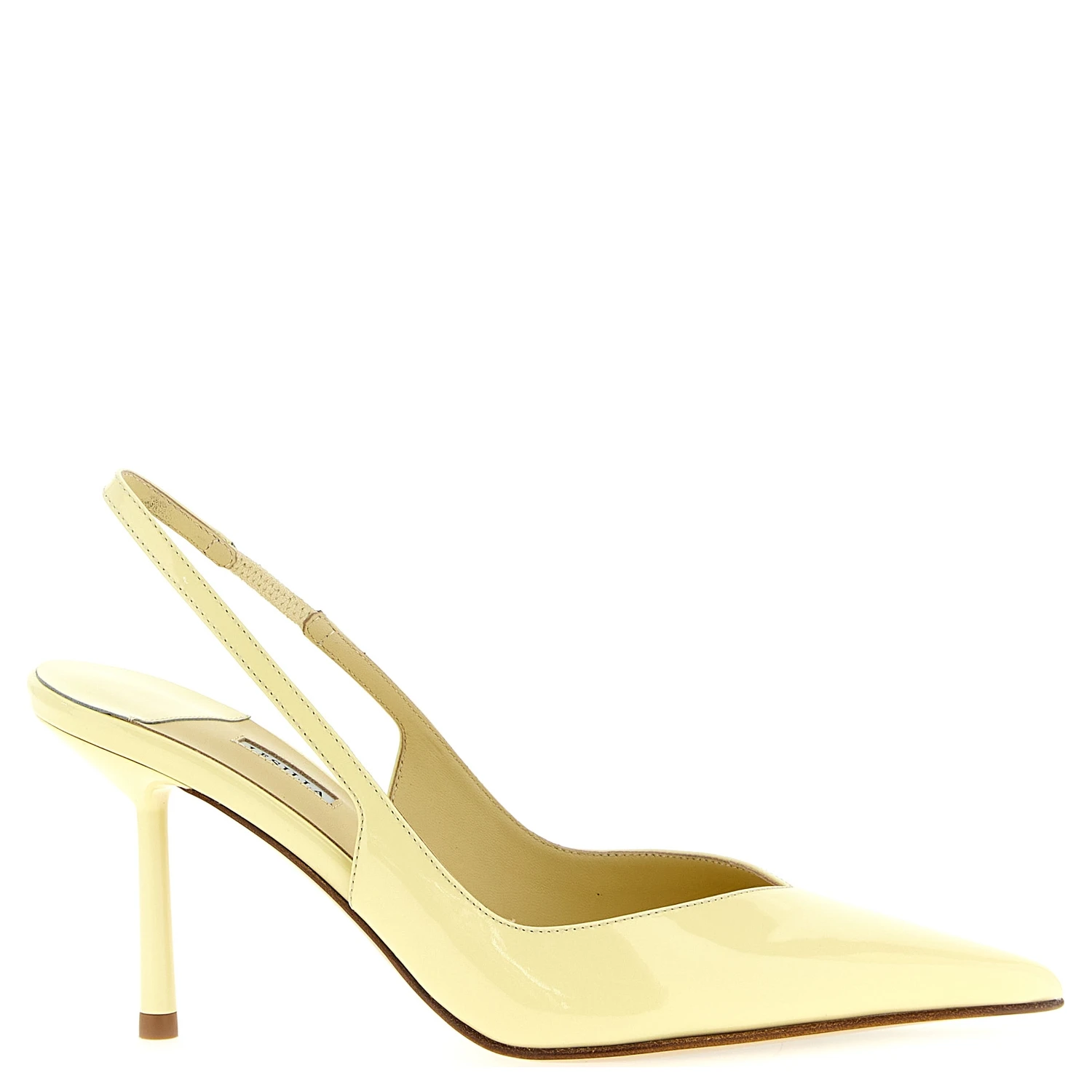 Bicolor Calfskin High Heel Pumps