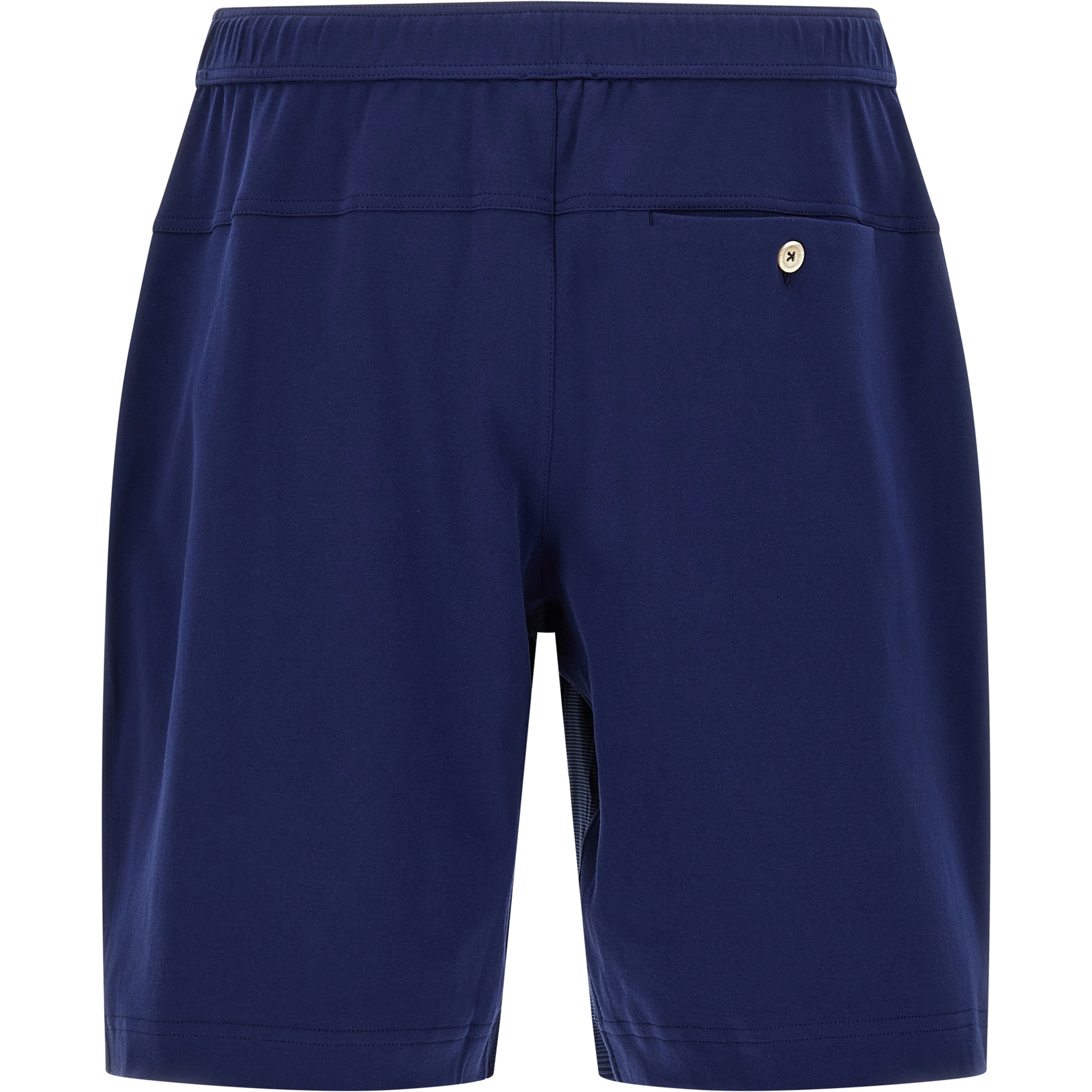 Blue Cotton Bermuda Shorts