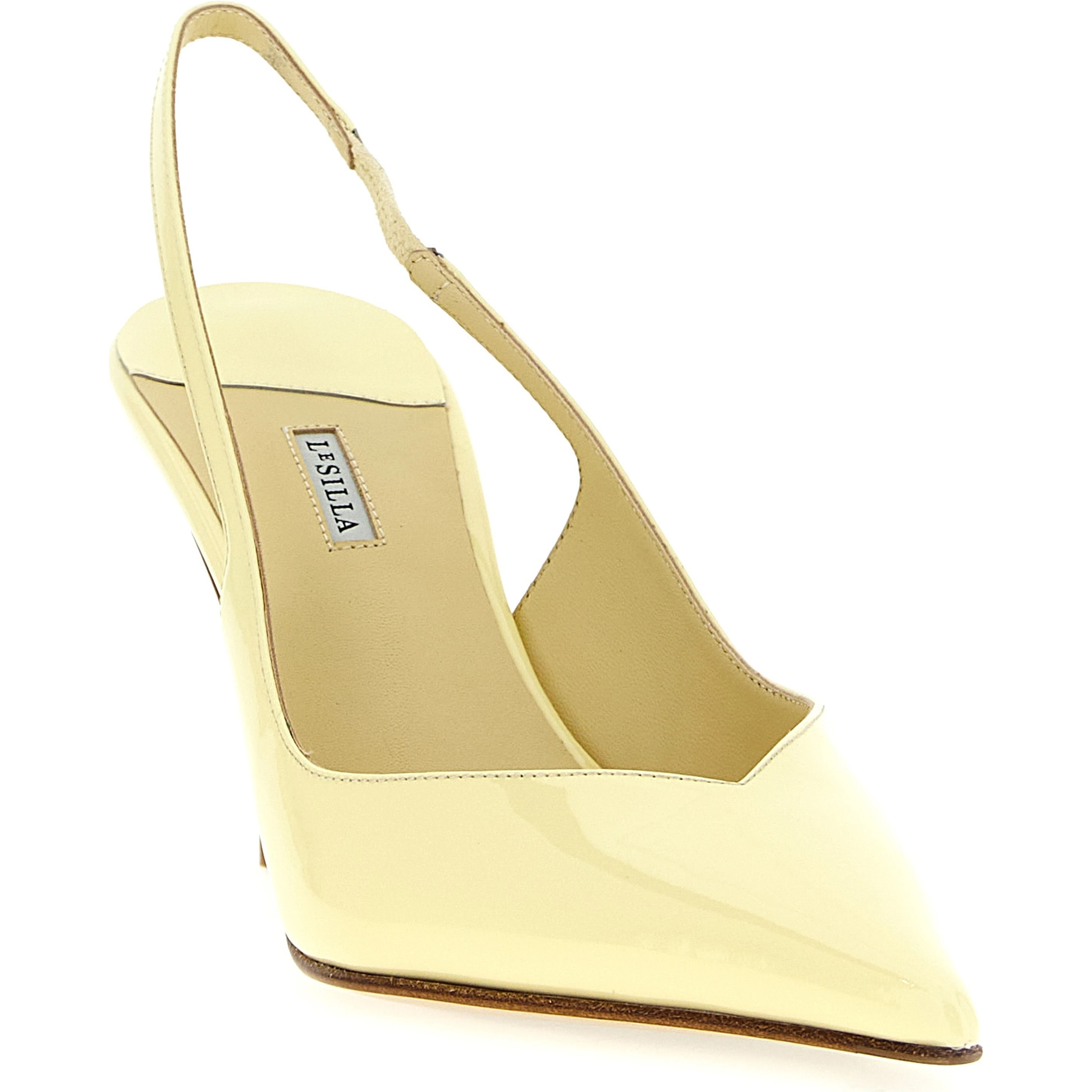 Bicolor Calfskin High Heel Pumps