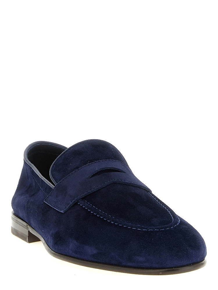 Blue Calfskin Slip-On Loafers alternative