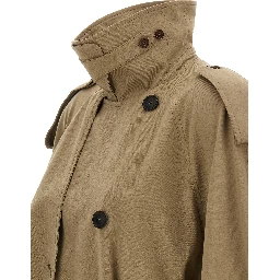 Beige Cotton Coat