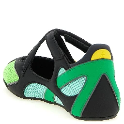Bicolor Polyethylene Ballet Flats