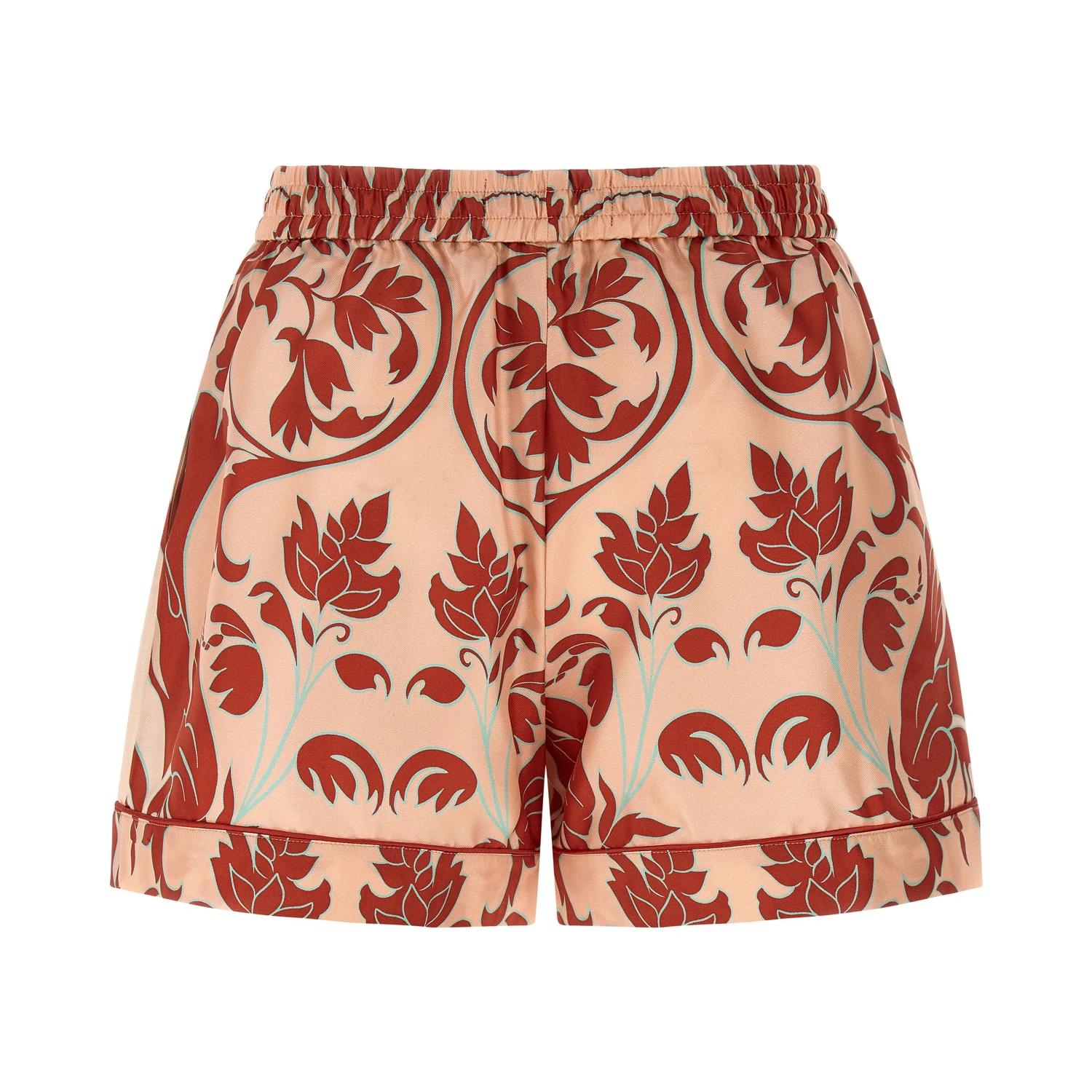 Multicolor Silk Bermuda Shorts