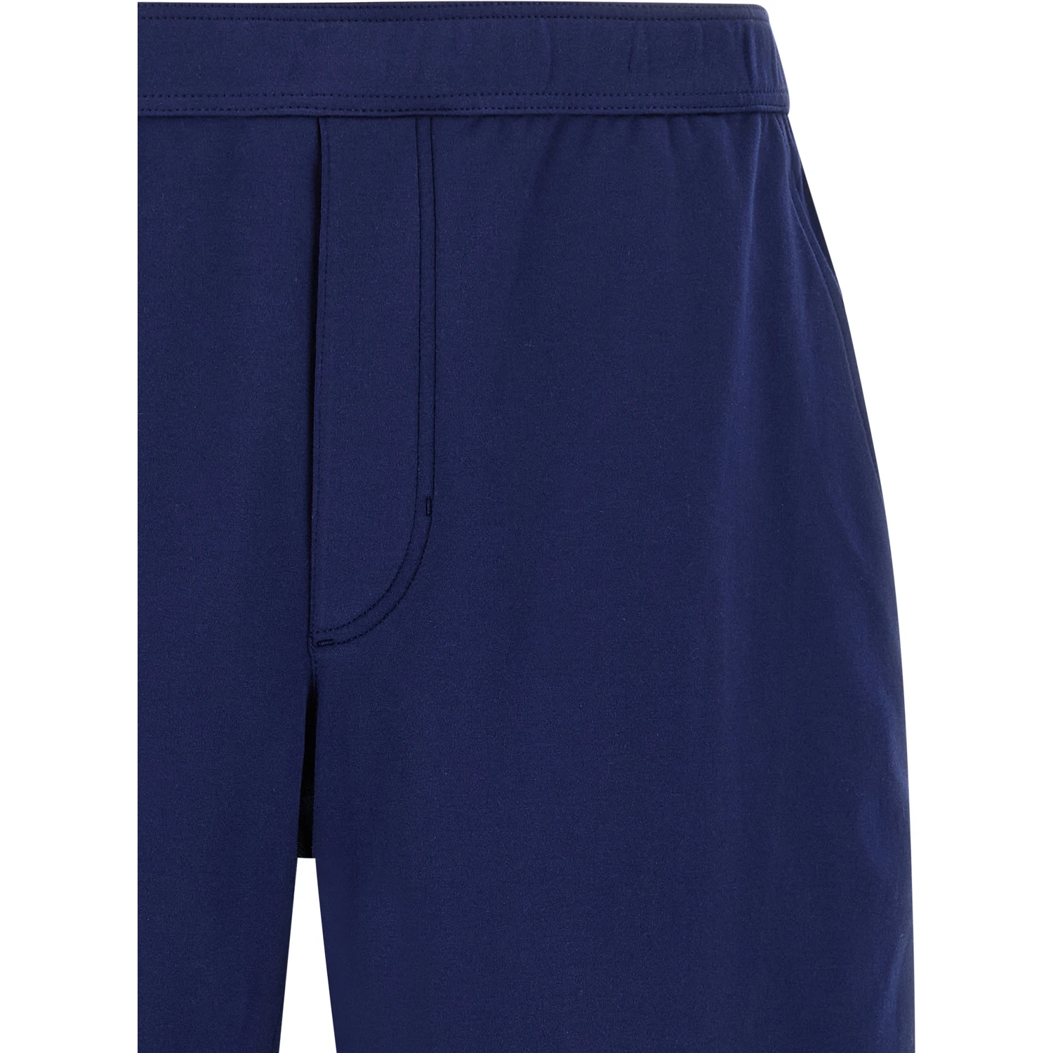 Blue Cotton Bermuda Shorts