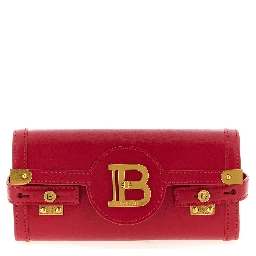 Fuchsia Calfskin Clutch Bag