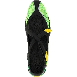 Bicolor Polyethylene Ballet Flats