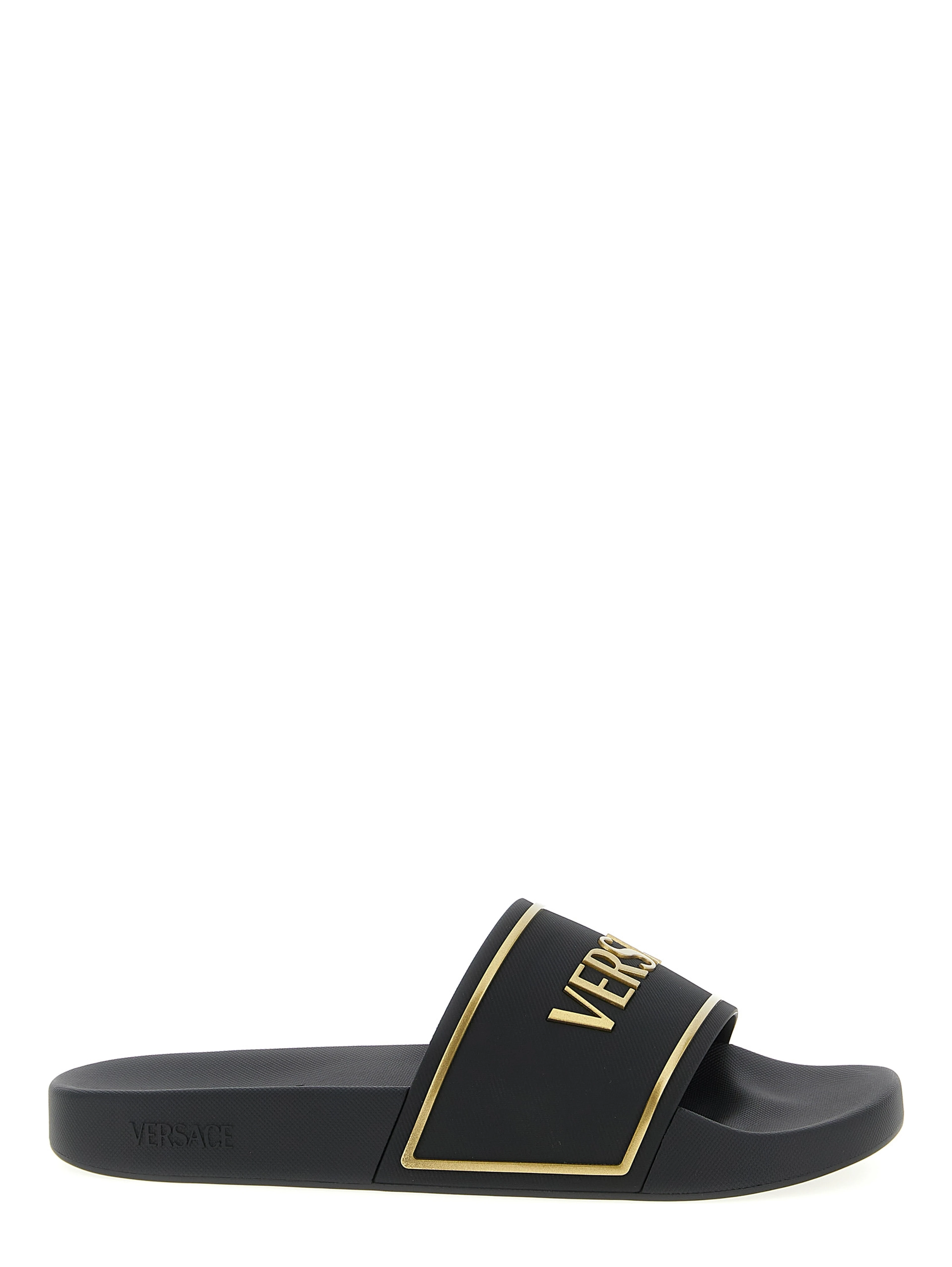 Black Polyurethane Slides
