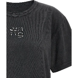 Black Cotton T-Shirt