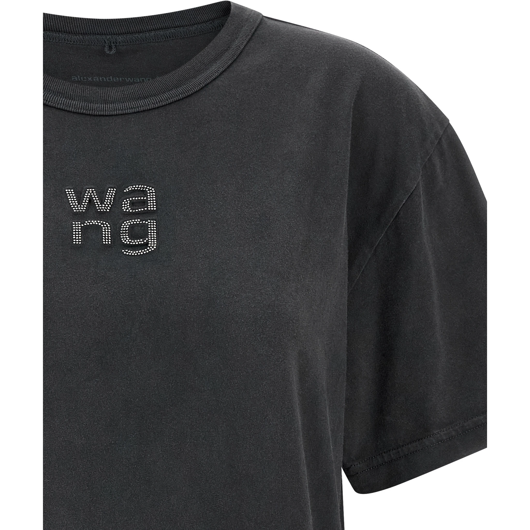 Black Cotton T-Shirt