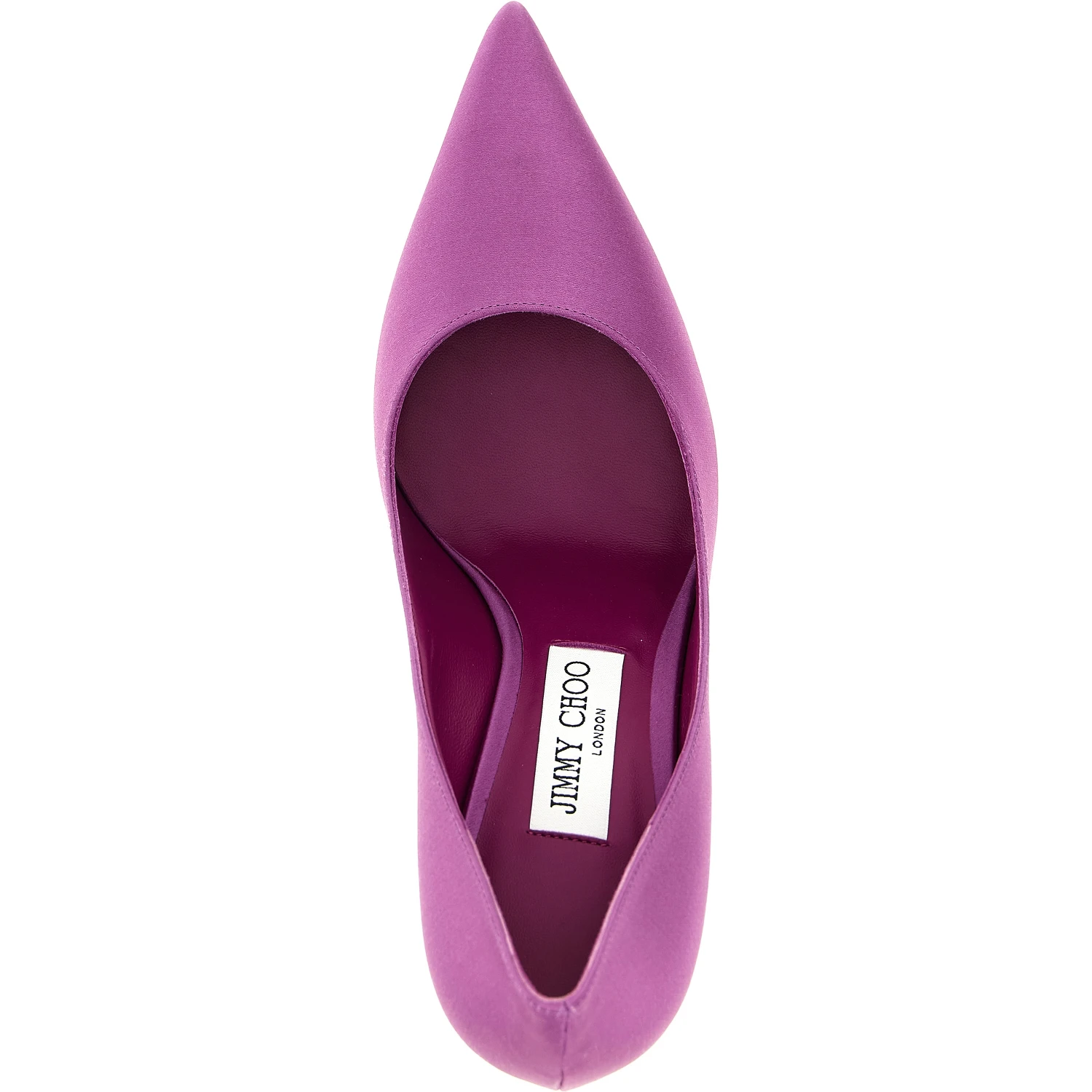 Purple Tencel High Heel Pumps