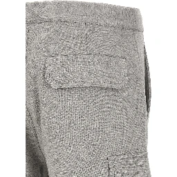 Gray Cotton Bermuda Shorts