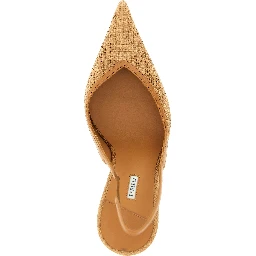 Brown Polyamide High Heel Pumps