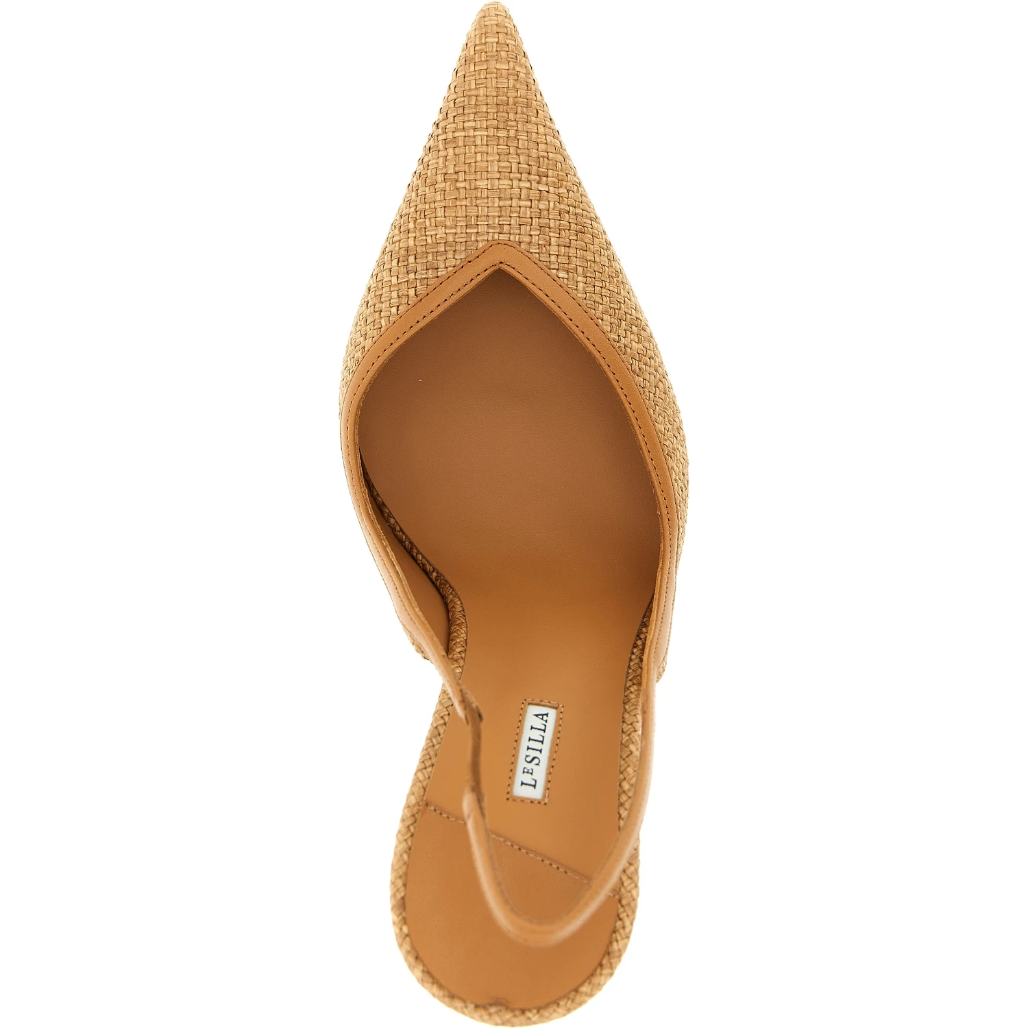 Brown Polyamide High Heel Pumps