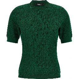 Bicolor Viscose T-Shirt