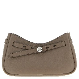 Brown Cowhide Shoulder Bag