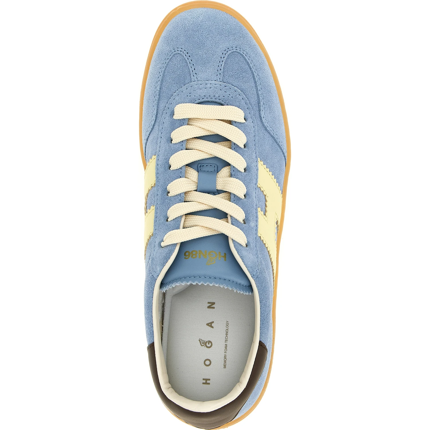 Blue Calfskin Sneakers