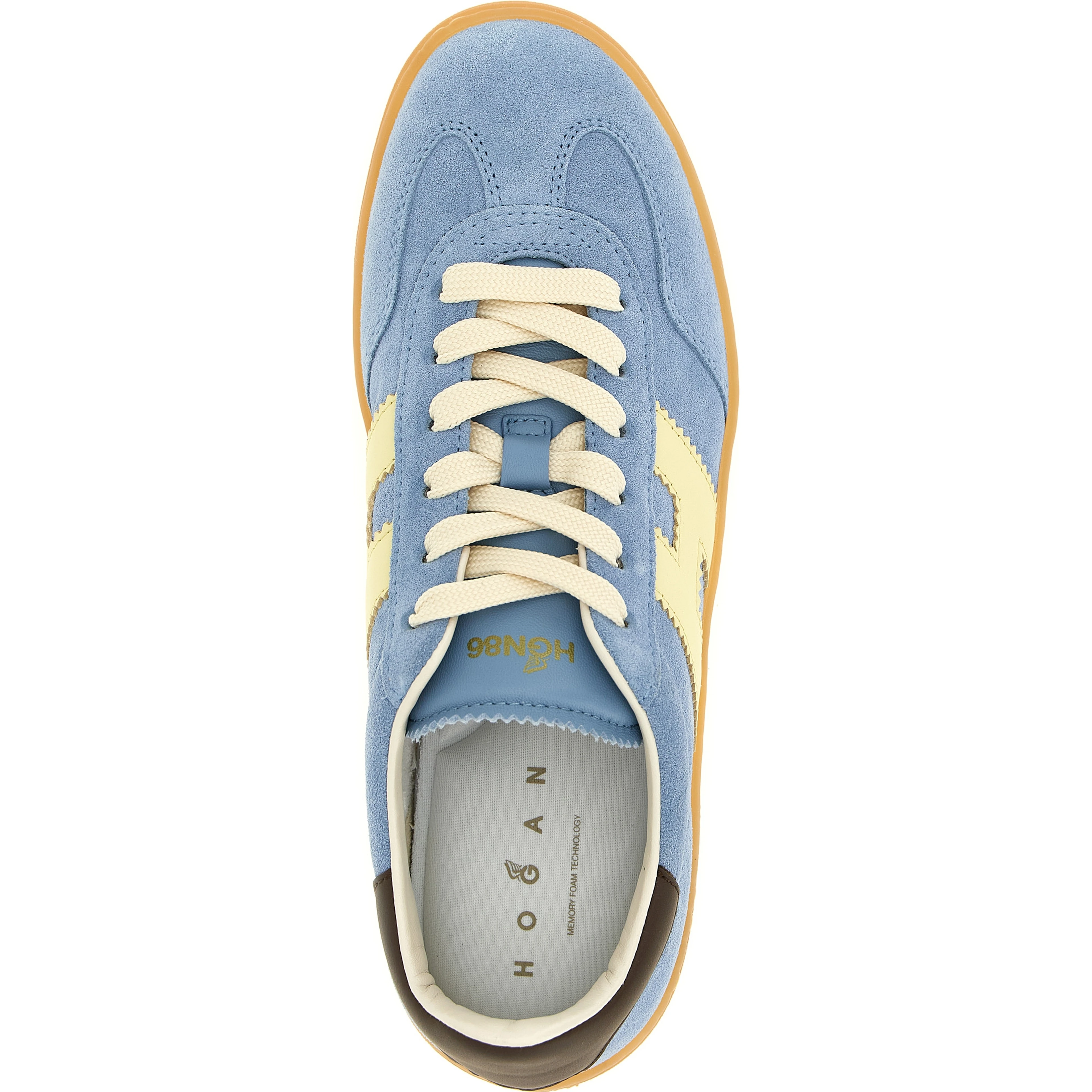 Blue Calfskin Sneakers