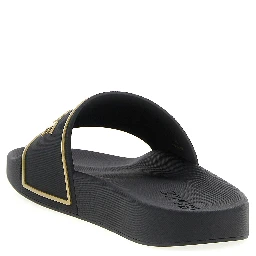 Black Polyurethane Slides