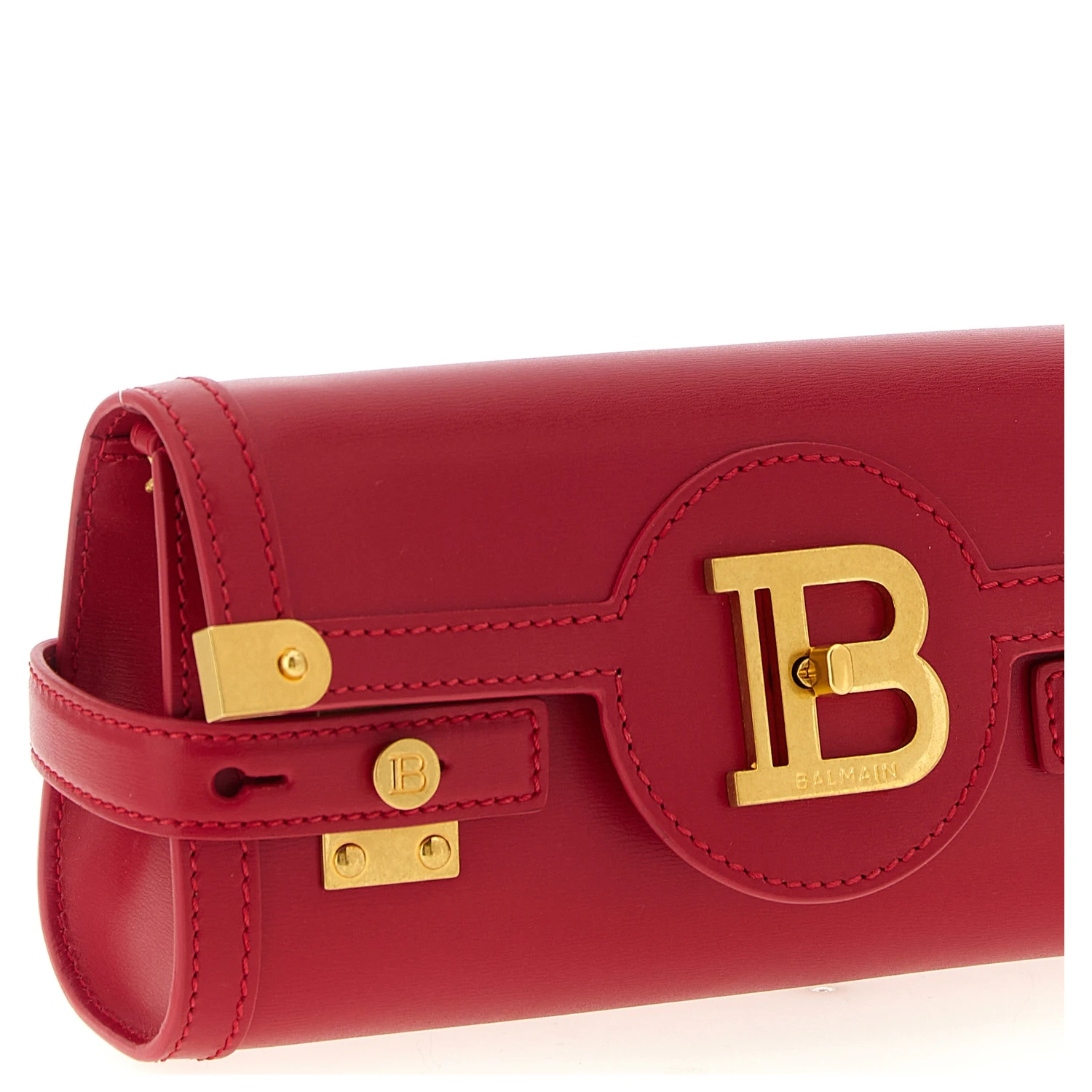 Fuchsia Calfskin Clutch Bag