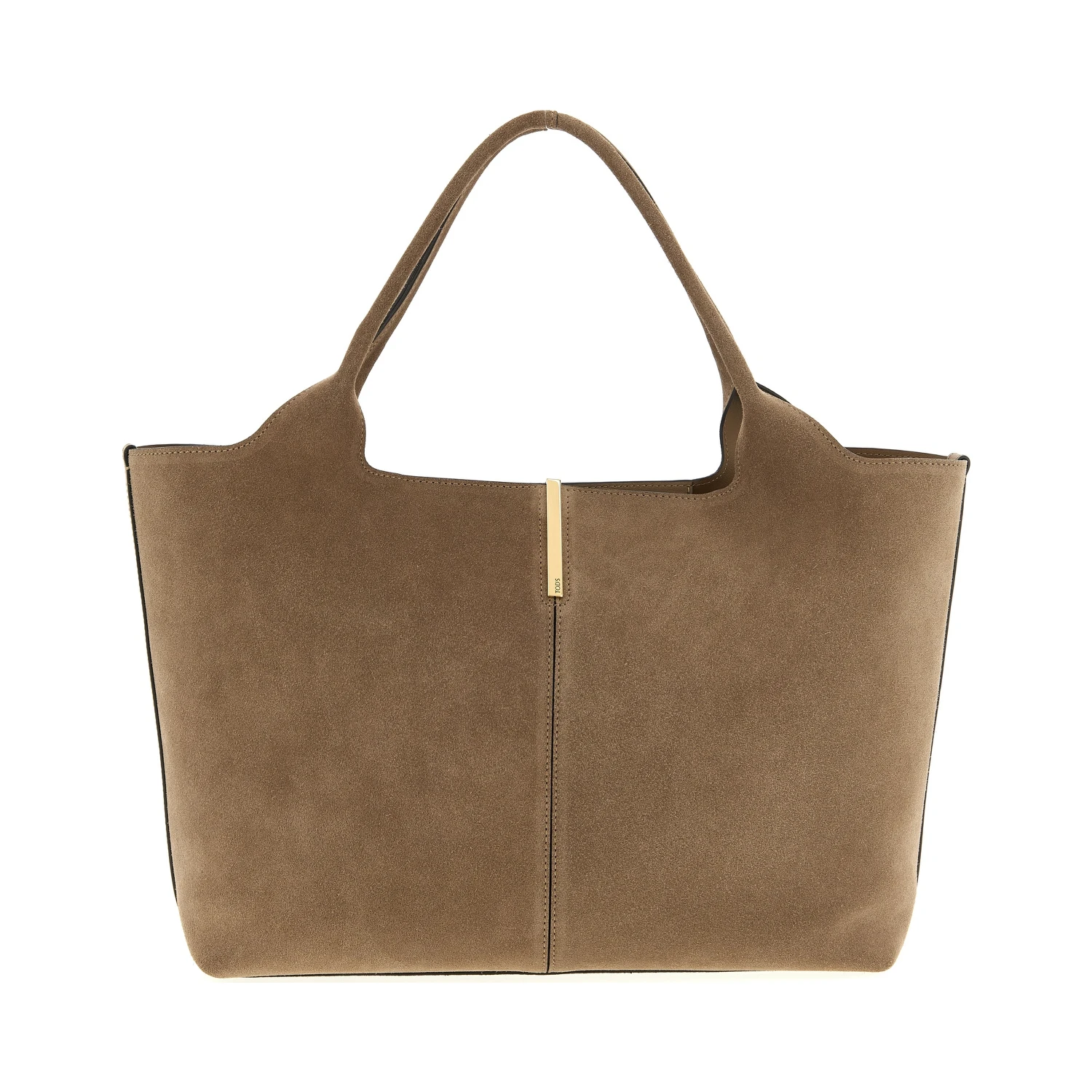 Beige Calfskin Tote Bag