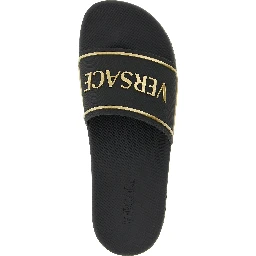 Black Polyurethane Slides