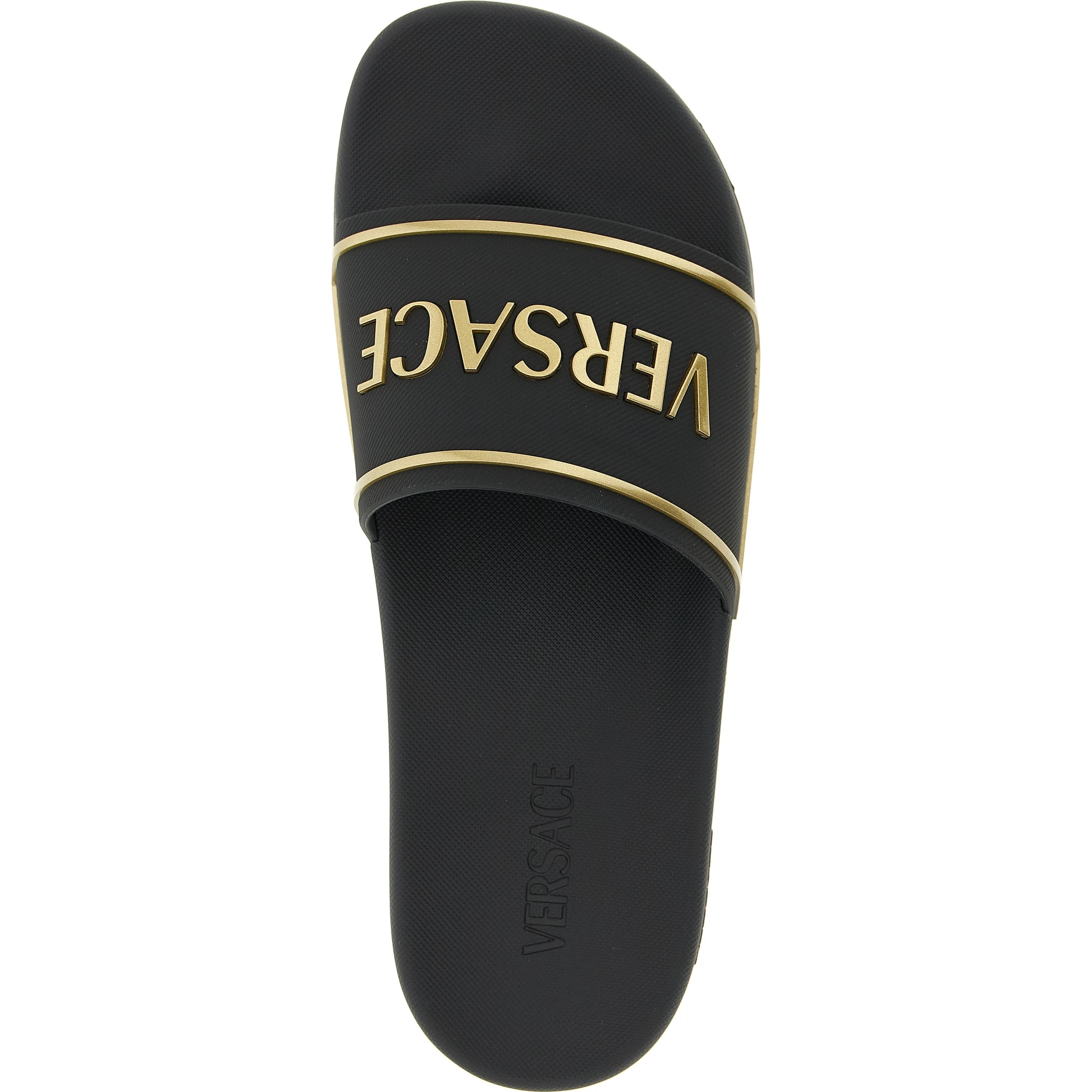 Black Polyurethane Slides