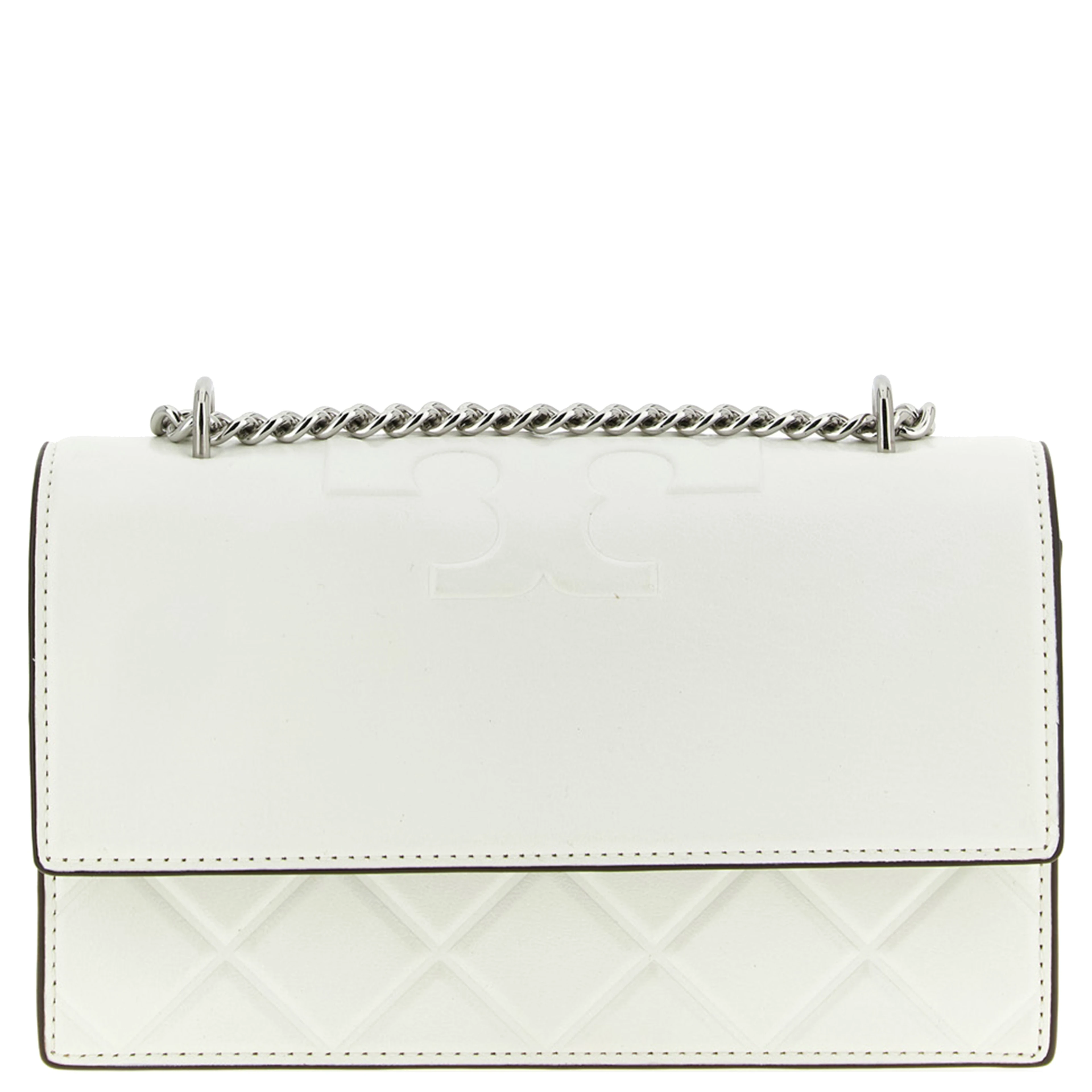 White Goatskin Crossbody Bag