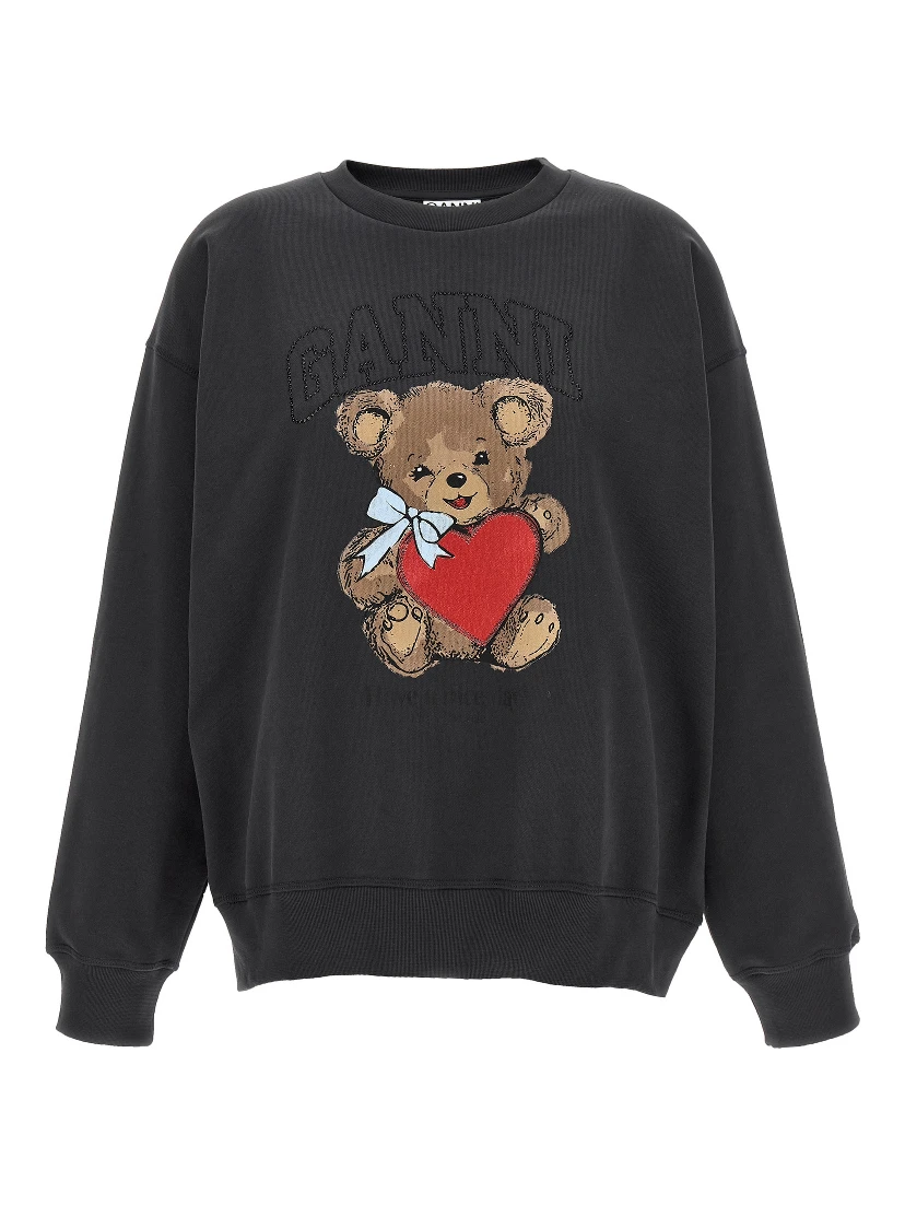 Black Organic Cotton Sweatshirt