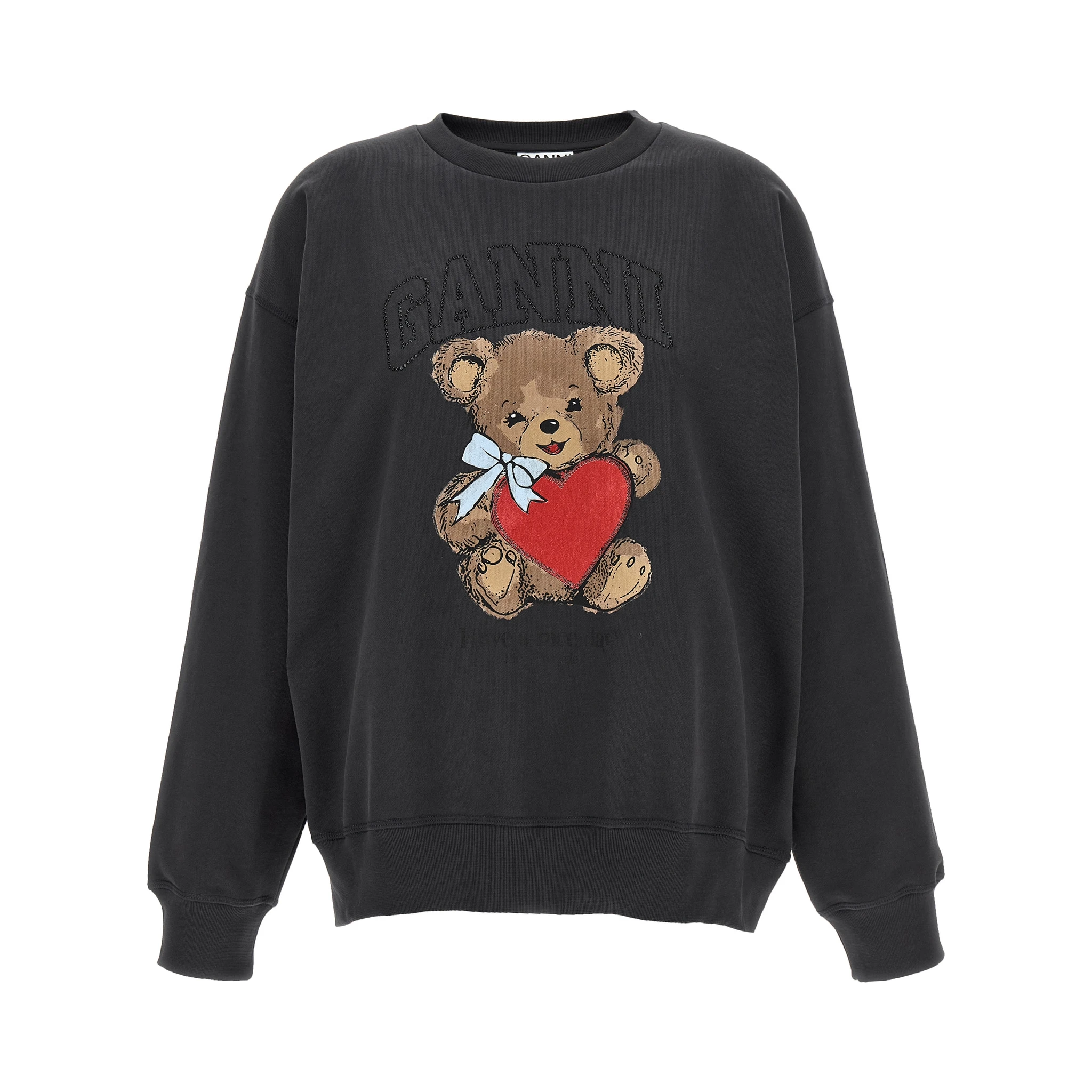 Black Organic Cotton Sweatshirt