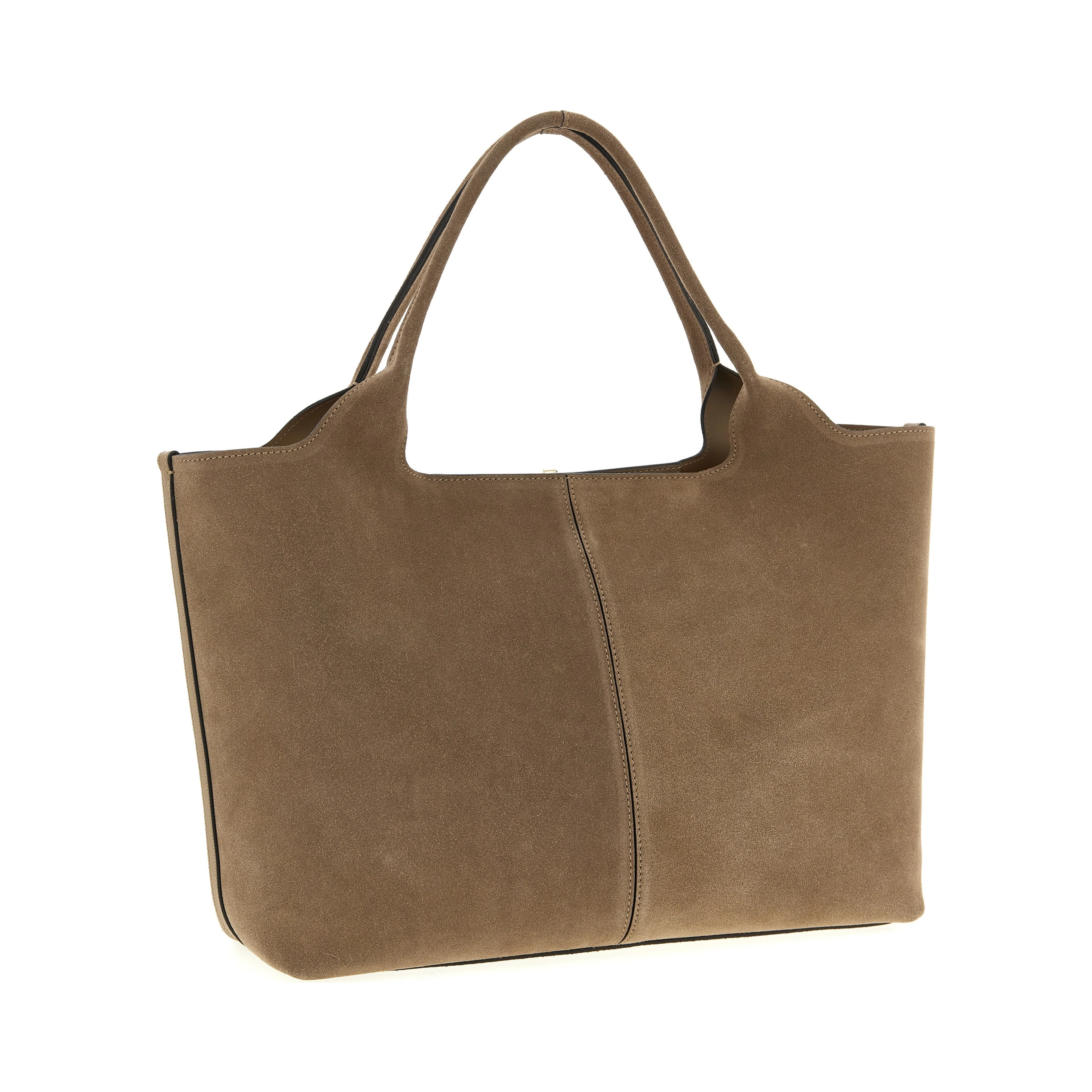Beige Calfskin Tote Bag