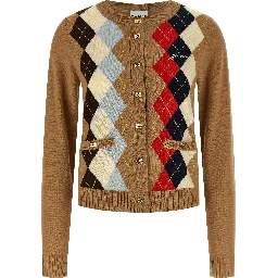Beige Wool Cardigan