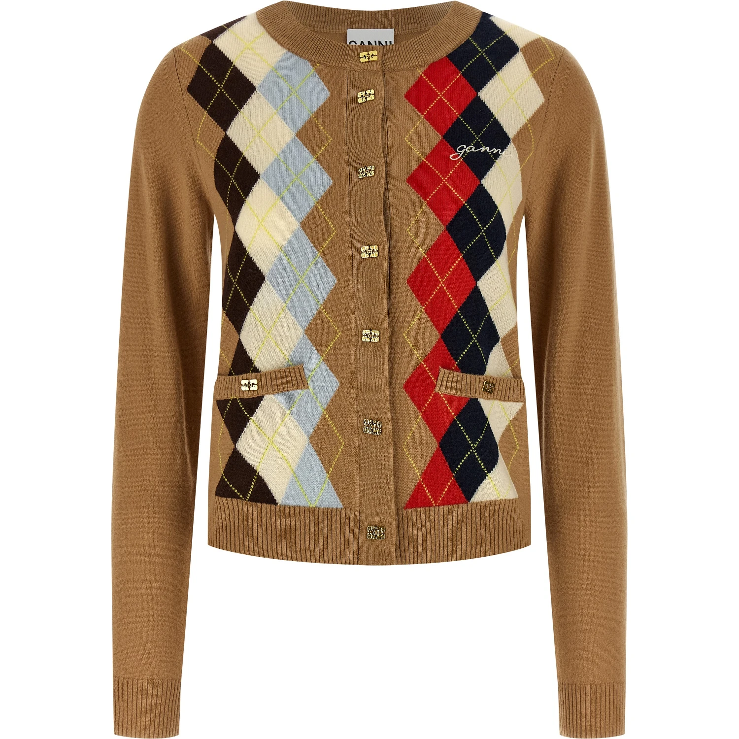 Beige Wool Cardigan