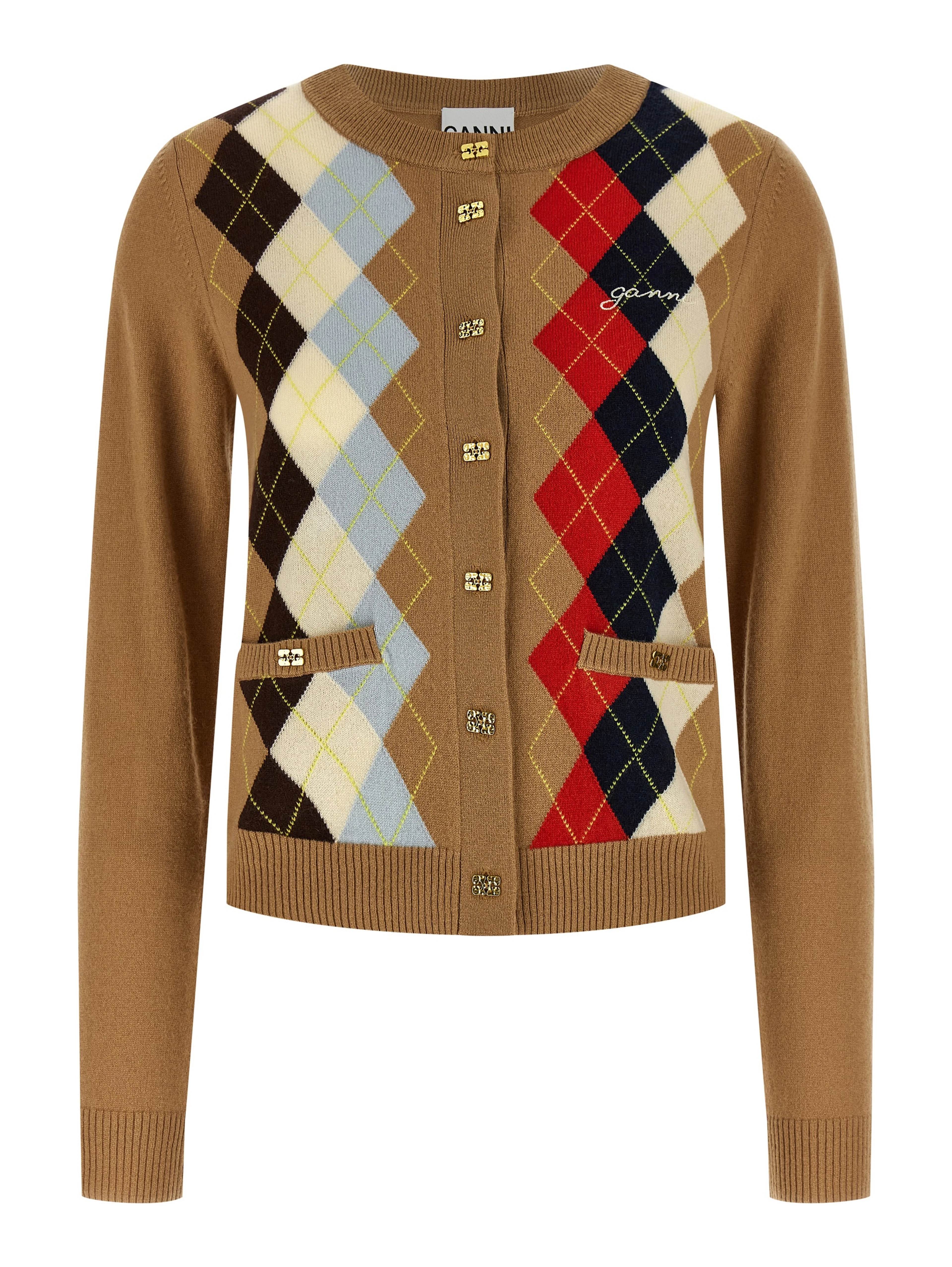 Beige Wool Cardigan