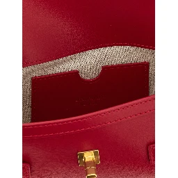 Fuchsia Calfskin Clutch Bag